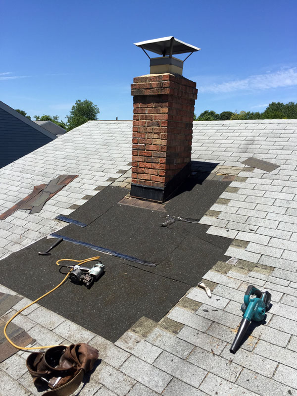 roof maintenance: chimney flashing inspection & repair
