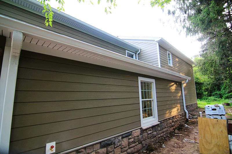 GAF HD LifeTime Timberline Shingles, James Hardie Siding/Trim, InvisiVent CertainTeed Soffit & Seamless Gutters Installation, Newark ‎DE‬ 19711